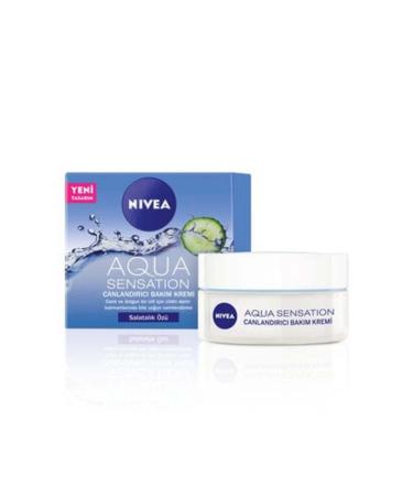 NIVEA Aqua Sensation Revitalizing Care Cream for Normal/Combination Skin 50 ml ( 1 PIECE )
