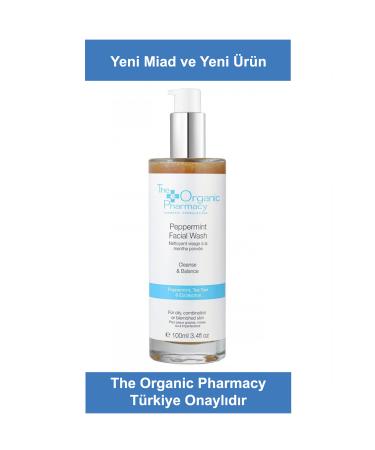 The Organic Pharmacy Peppermint Facial Wash 100ml (New Product Long Term)