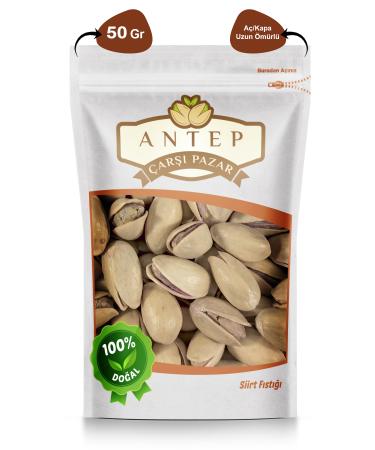 Antep Bazaar Siirt Pistachio Jumbo Main Cracked | 50 Gr.