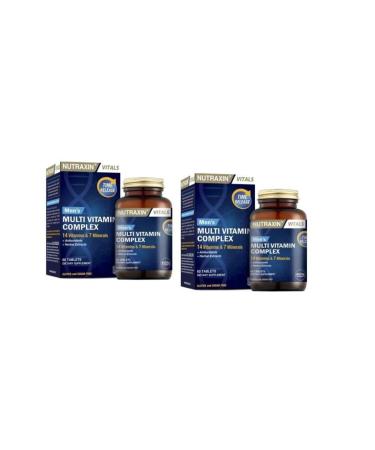 Nutraxin Mens Multi Vitamin Complex 60 Tablets 2 Pieces