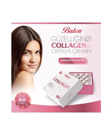 Balen Anti-Wrinkle and Anti-Aging Collagen Type 1 60 Tablets - Buy Online on GoSupps.com