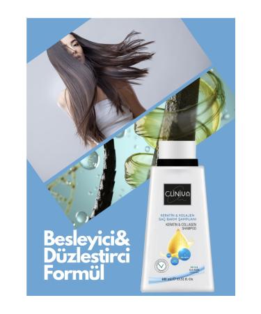 cliniva Straightening and Repairing Keratin & Collagen Shampoo 400ml - Buy Online on GoSupps.com