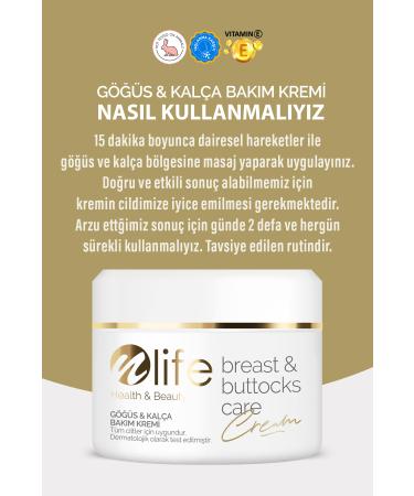 NLife Breast and Hip Care Cream Lifting Repair All Skin Types 150 Ml - Buy Online on GoSupps.com