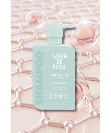 Savon de Royal - Collagen - Revitalizing Effective Shampoo for Fine Hair 500 ml - Buy Online on GoSupps.com