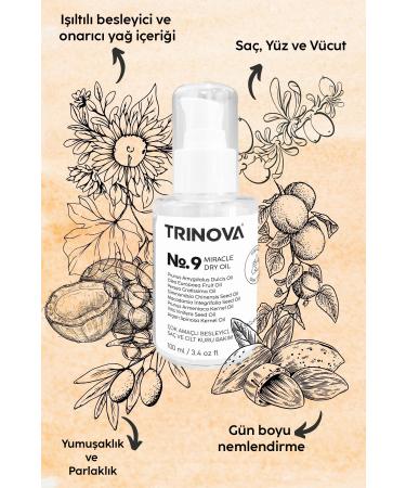 Trinova Multi-Purpose Dry Care Oil 100ml (FACE BODY HAIR)