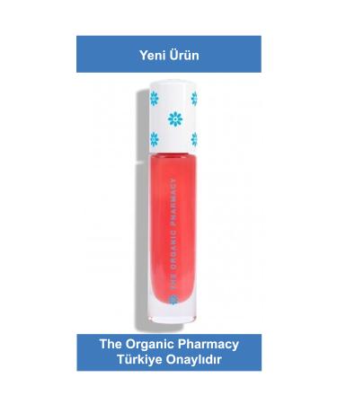 The Organic Pharmacy No Lipgloss Volumising Balm Gloss Coral 5ml