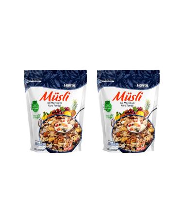 Harras Muesli with Lots of Fruits and Nuts 200 Gr 2 Pack