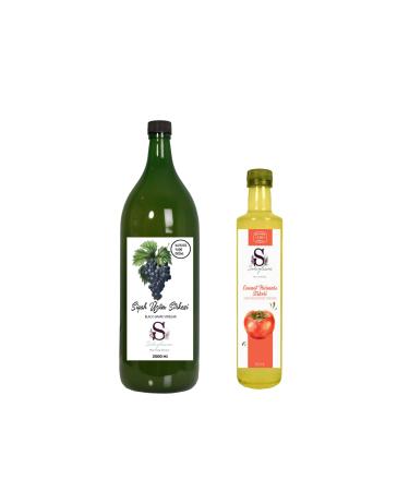 S heylaana Natural Black Grape Vinegar 2000 ml - Natural Persimmon Vinegar 500 ml