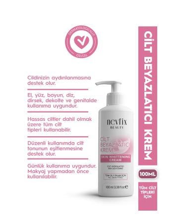 Nevfix Beauty Skin Whitening and Brightening 100 Ml Cream - Buy Online on GoSupps.com