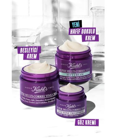 Kiehl's Super Multi Corrective Anti-Aging 7-in-1 Light Texture Cream 50ml - Buy Online on GoSupps.com