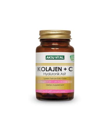 Aksu Vital Collagen + C Capsule 60 Tablets 54 Gr)