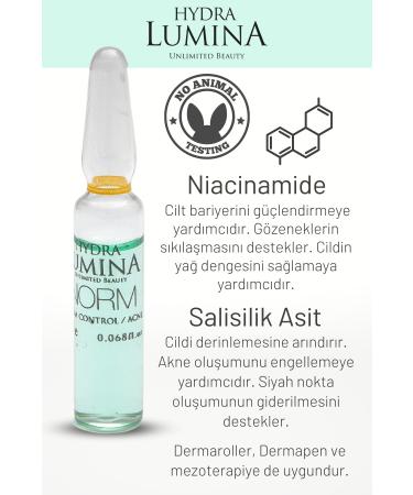 HYDRA LUMINA NORM ANTI-ACNE SKIN CARE AMPOULE 6 PIECES - Buy Online on GoSupps.com