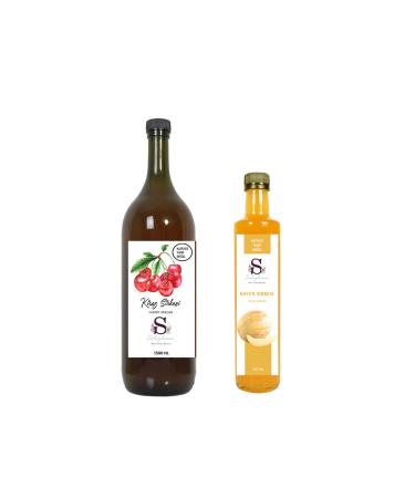 Suheylaana Natural Cherry Vinegar 1500 Ml - Natural Melon Vinegar 500 Ml
