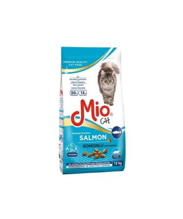 Mio Dry Food - 12 Kg Cat - Salmon