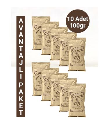 Alsancak Kuru Kahvecisi Since 1967 Medium Roast Turkish Coffee 100gr x 10 Pieces