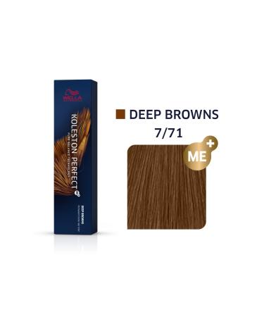 Wella Koleston Perfect Me+ 7/71 Deep Browns Permanent Hair Dye 60ML