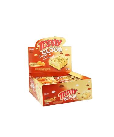 Elvan Today Cloud Cake Caramel 40Gr. 24 Pieces - Buy Online on GoSupps.com