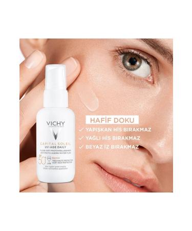 Vichy Capital Soleil UV SPF50 Protective Photo+Anti-Aging Sun Cream with Niacinamide 40 ml - Buy Online on GoSupps.com