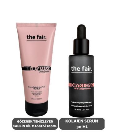 The Fair the fair. Pore Cleansing Clay Mask 100 ml and Collagen Serum 30 ml