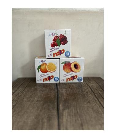 NAZO Powder Drink Peach&Orange&Sour Cherry 24 3 Pack