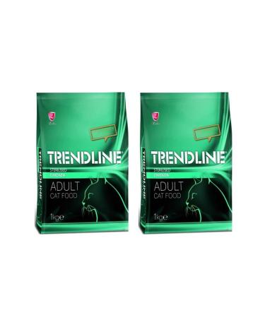 Trendline 2 PCS Sterilized Chicken Cat Food 1 kg x2