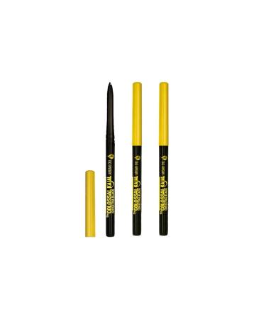 Maybelline New York Black Eye Pencil with Argan Oil - Colossal Kajal Liner Extra Black x SET OF 3