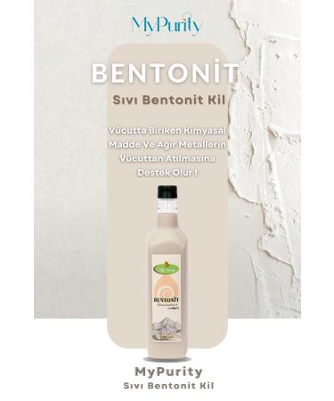 MyPurity Bentonite Clay Drinkable Liquid Montmorillonite Mineral Calcium 1 Liter 1000 Ml - Buy Online on GoSupps.com