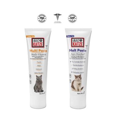 B OKATZE Cat 30GR Paste Set (Multi Paste & Malt Paste Cat Paste)