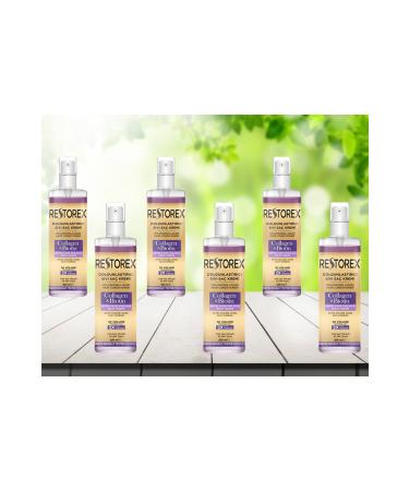 Restorex Volumizing Liquid Hair Conditioner Collagen & Biotin 200 Ml 6 Pieces