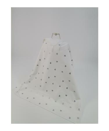 Designer Anne 8-Piece Tassel Set Powder Knit Pique - Silver Heart Poplin - Buy Online on GoSupps.com