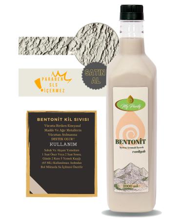 MyPurity Drinkable Bentonite Clay Liquid Solution 1 Liter 1000 Ml