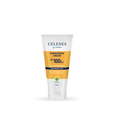 Celenes by Sweden Herbal Sun Protection Cream 100 Max Spf 50ml / All Skin Types - Buy Online on GoSupps.com