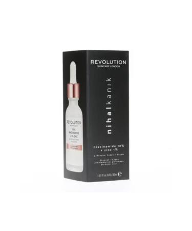 Revolution Skincare x Nihal Kan k Niacinamide 1% Zinc Stain and Pore Refining Serum 30 ml - Buy Online on GoSupps.com