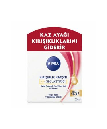 NIVEA 45+ Age Anti-Wrinkle + Firming Face Care Cream 50 ml (1 PIECE)