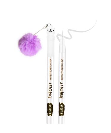 MUJGAN Pompom White Pencil Eyeliner