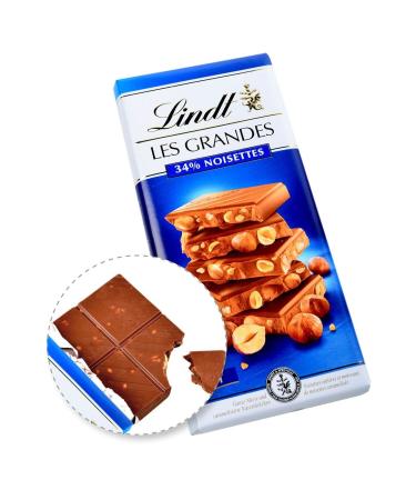 Lindt les grandes 4 noisettes 150gr