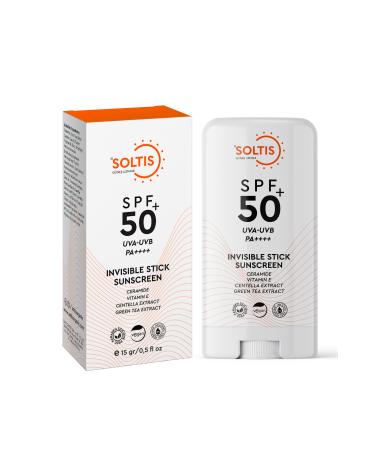 Soltis Transparent Stick Sunscreen SPF50+ Pa++++ 15 Gr - Buy Online on GoSupps.com