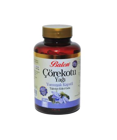 Balen Black Cumin Oil 1380 mg Soft 80 Capsules - Buy Online on GoSupps.com