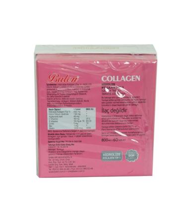 Balen Collagen Tablet Containing Hydrolyzed Collagen Type 1 800 Mg X 60 Tablets