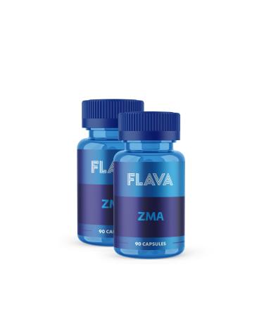 FLAVA Zma | Zinc Magnesium Vitamin B6 - 90 Capsules X 2 Pieces