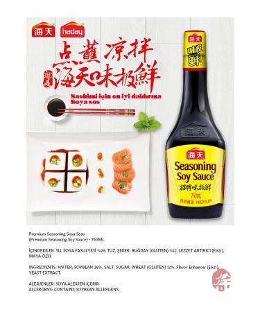Haday Premium Seasoning Soy Sauce - 750ml - Buy Online on GoSupps.com