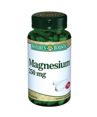 Natures Bounty Magnesium 250 mg 60 Tablets