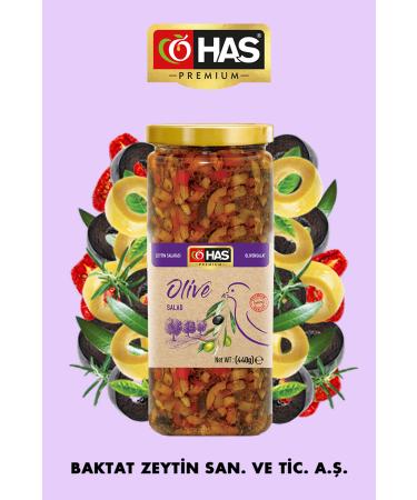 Has Premium Green Olive Salad 500cc