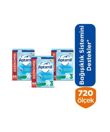 Aptamil Number 3 1200 GR 9-12 Months 3-Pack Advantage Package (3600 GR)