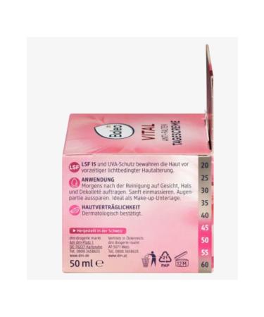 BALEA Vital Anti-Wrinkle Day Cream for Mature Skin Hyaluronic Acid - Buy Online on GoSupps.com