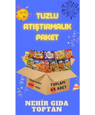 Eti Efsane salty snack mixed package mixed total 65 pieces