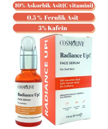 Cosmolive Anti-Blemish Vitamin C Face Serum Skin Tone Equalizer Brightening Acne Scar Serum - Buy Online on GoSupps.com