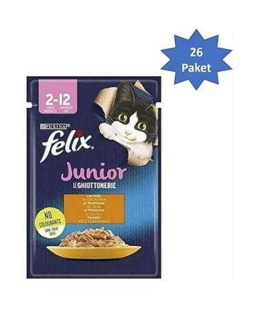 FELIX Felix Chicken Meat Kitten Cat Wet Food 85 Gr-26