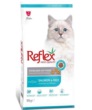 Reflex Sterilized Salmon & Rice Cat Food 10KG BRSMAGAZA16