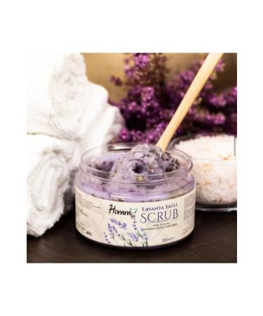 Homm Life Homm Life Lavender Oil Plant Grain Scrub 250 Ml